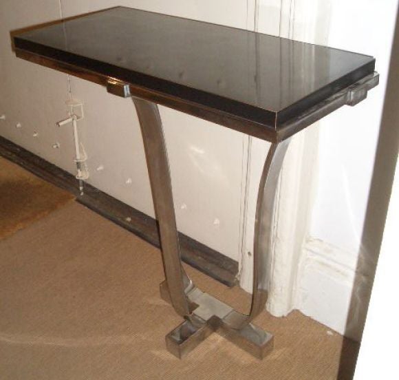 Art Deco Chromed Console Table