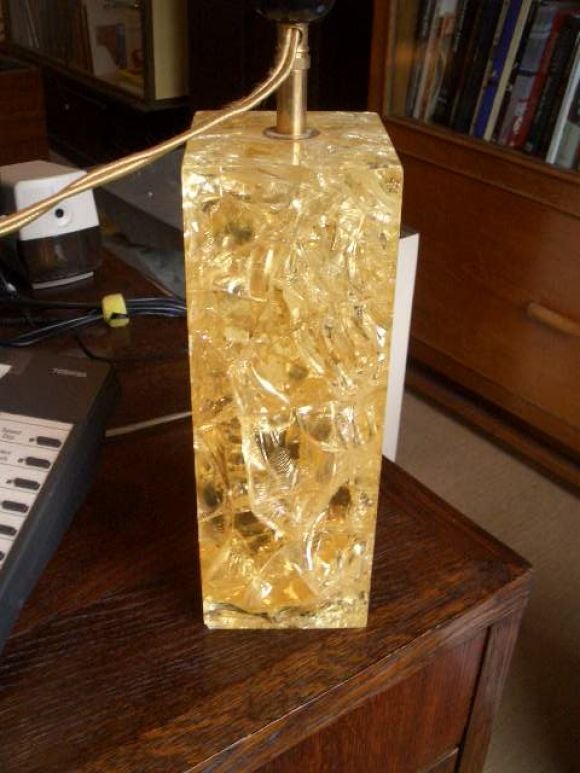 Marie-Claude De Fouquieres Yellow Table Lamp