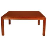 A Walnut Modernist Dining Table