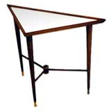 TRIANGULAR JEQUITIBA SIDE TABLE