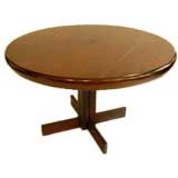 A Round Jacaranda Dining Table