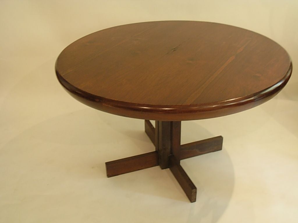 A Round Jacaranda Dining Table