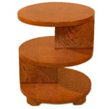 An Oak Three-tiered Side Table