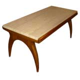 Used Bertha Schaeffer Stone Top Coffee Table