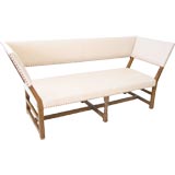 One Antique English Settee