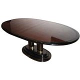 One Art Deco Style Dining Table By Henredon