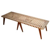 Studio Furniture Designed Bench in the style of Philip Powell