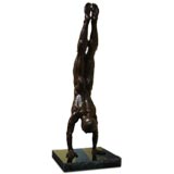 The Gymnast, Bronze sculpture by Danielle Anjou