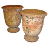 Exceptional Pair of 19th Century Vases Anduzes