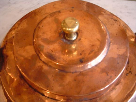 Early 19th Century French Copper Kettle 2
