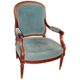 French Fauteuil with Bronze Mounts