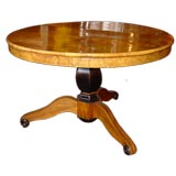 French Charles X Ebonized Gueridon