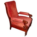 Antique Exceptional Louis-Philippe Reclining Chair