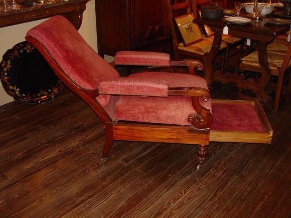 Exceptional Louis-Philippe Reclining Chair 1