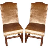 Pair of Late 17th Century Side Chairs