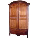 Louis XVI Period Walnut Armoire