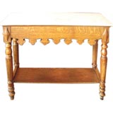Late 19th Century French Butcher's Table