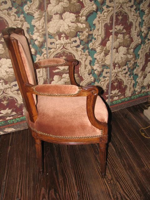 French Pair of Louis XVI Style Fauteuils