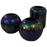 Black Glass Vases