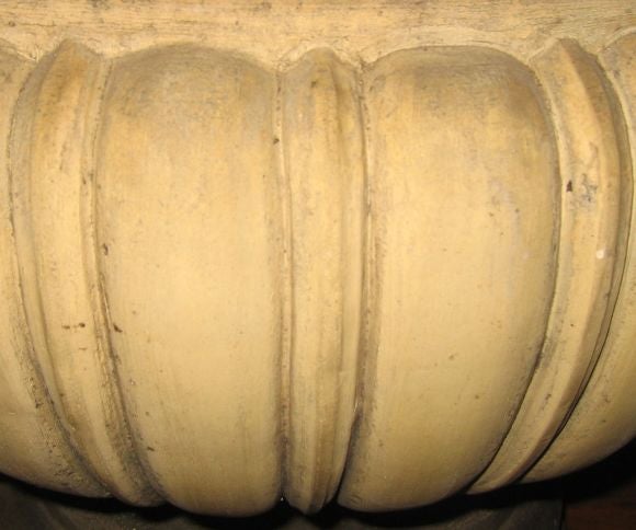 Pair of Neoclassical Style Stone Urns