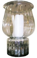 Mercury Glass Hurricane Lamp