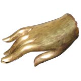 Gilt Bronze Hand Fragment