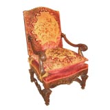 Antique Carved Throne Chair