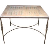Limestone Backgammon Table