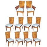 Vintage Set of TEN Campion Platt Chairs