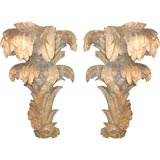Pair of Palm Corbels