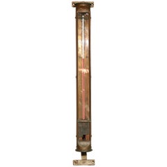 large copper thermometer