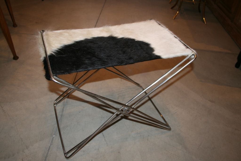 Pair of 70's Folding Stools