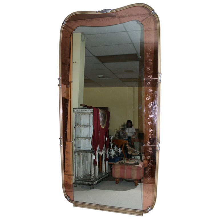Impressive 9-Foot Art Deco Mirror