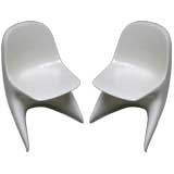 Pair of Casalino I Stacking Chairs Pair of Casalino I Stacking Chairs