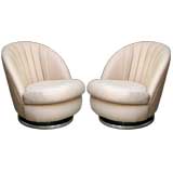 Pair of Milo Baughman Lounge Chairs