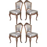 Set of 4 Louis XV French Chairs