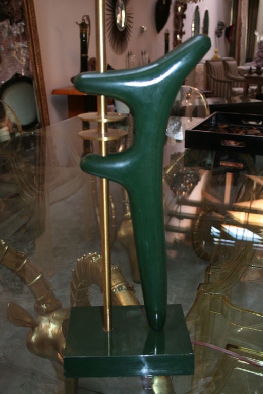American Pair of 50's Dali Style Lamps