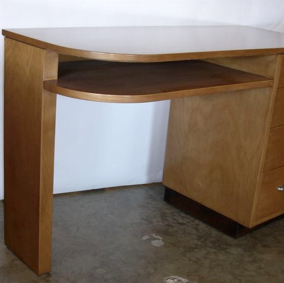 American Streamline Desk by Eliel Saarinen for Johnson Furniture