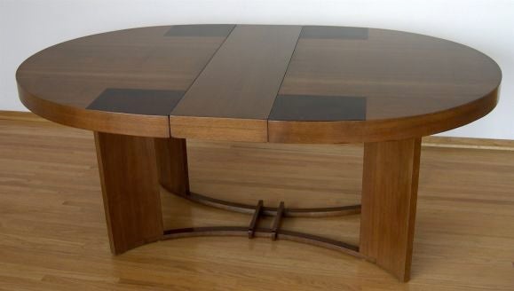 Burl Rare Art Deco Dining Table by Gilbert Rohde for Herman Miller For Sale
