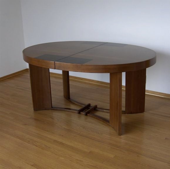Rare Art Deco Dining Table by Gilbert Rohde for Herman Miller In Excellent Condition For Sale In Los Angeles, CA