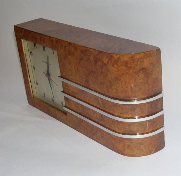 American Rare Streamline Clock by Gilbert Rohde for Herman Miller