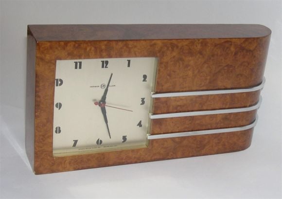 20th Century Rare Streamline Clock by Gilbert Rohde for Herman Miller
