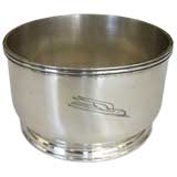 Union Pacific Streamliner Silver-Plated Ice Bucket & Fingerbowl