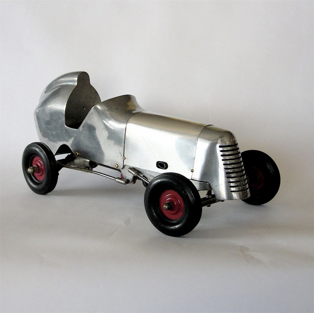 20th Century Original Aluminum Tethered Racing Car by Mc Coy