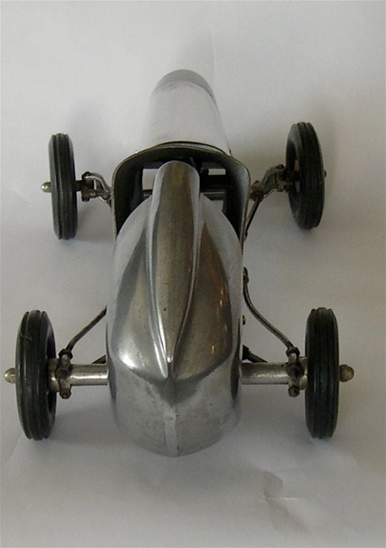Original Aluminum Tethered Racing Car by Mc Coy 3
