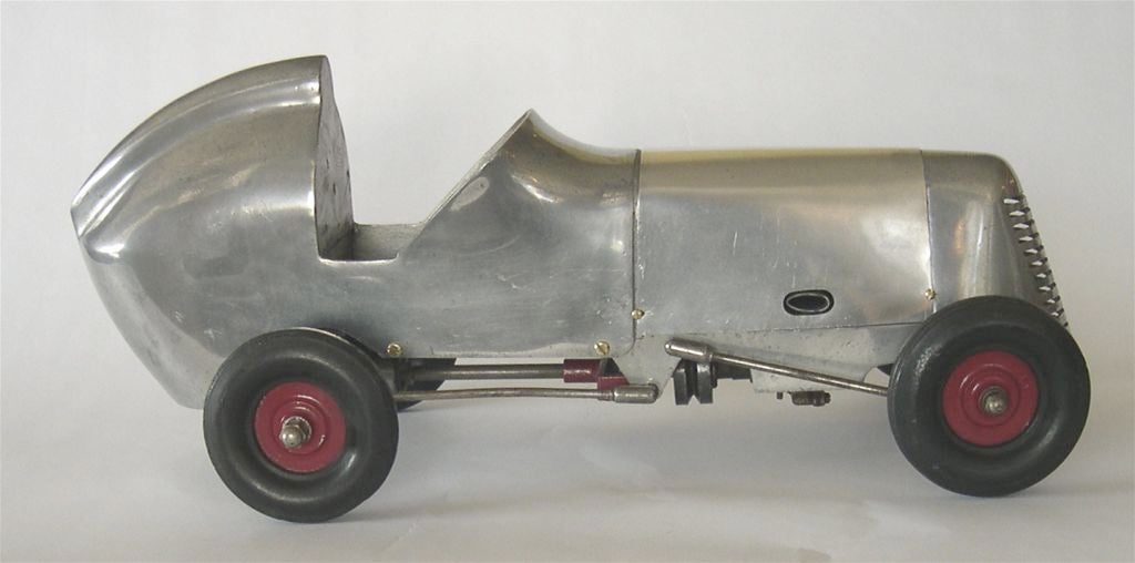 Original Aluminum Tethered Racing Car by Mc Coy 1