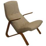 Rare Eero Saarinen Grasshopper Chair in Walnut