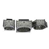 Three Art Deco Revival Ceiling Mounted Lights
