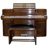 Electrically Amplified Piano 1939 Story and Clark by John Vassos