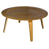 Round Ash CTW Coffee Table by Charles Eames for Herman Miller